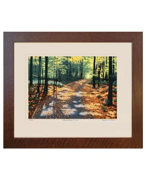 Laura Wilder Grandma’s Lane Limited Edition Matted Framed Giclée Print