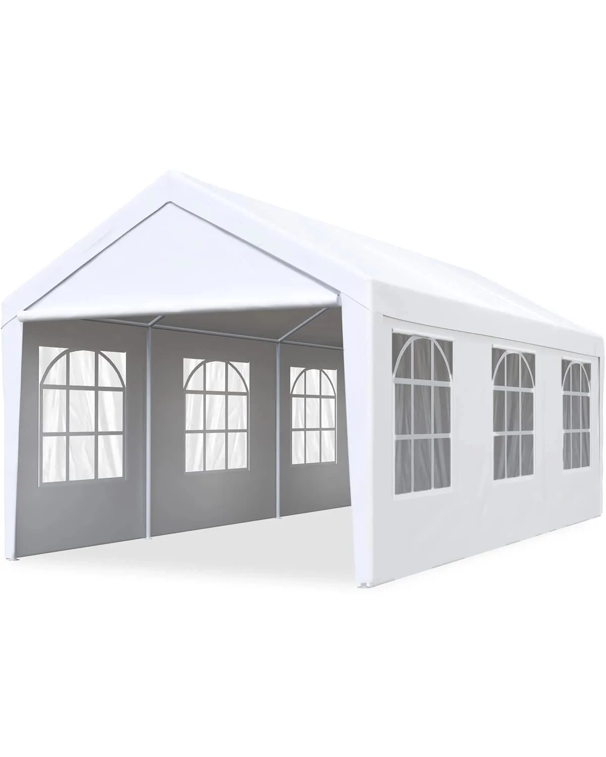 20' x 10' Car Shelter with Windows