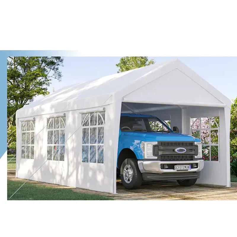 20' x 10' Car Shelter with Windows