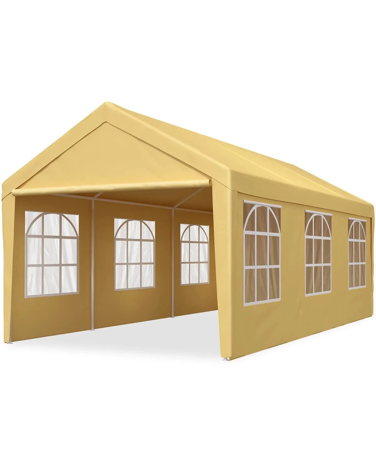 20' x 10' Car Shelter with Windows