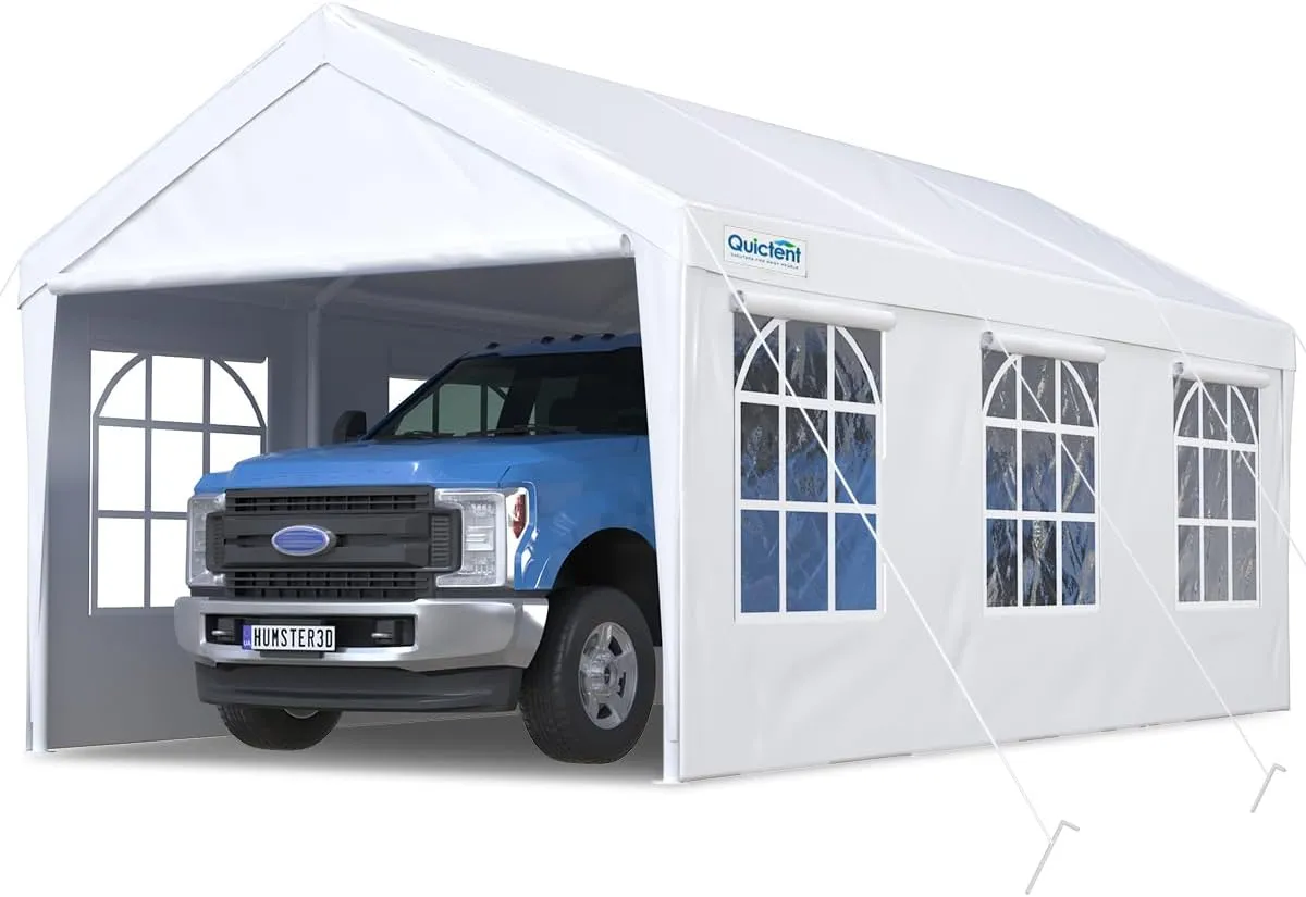 20' x 10' Car Shelter with Windows