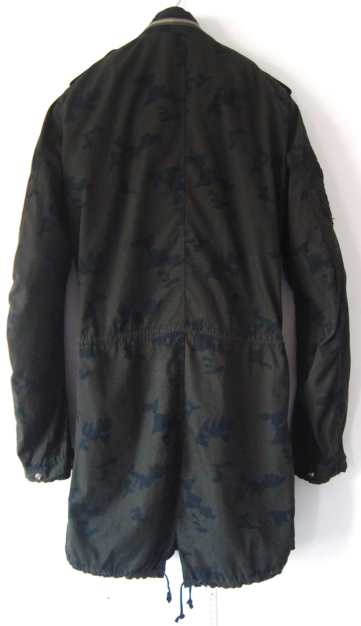 2010 Camo Military Parka with Handmade Embroidery Details