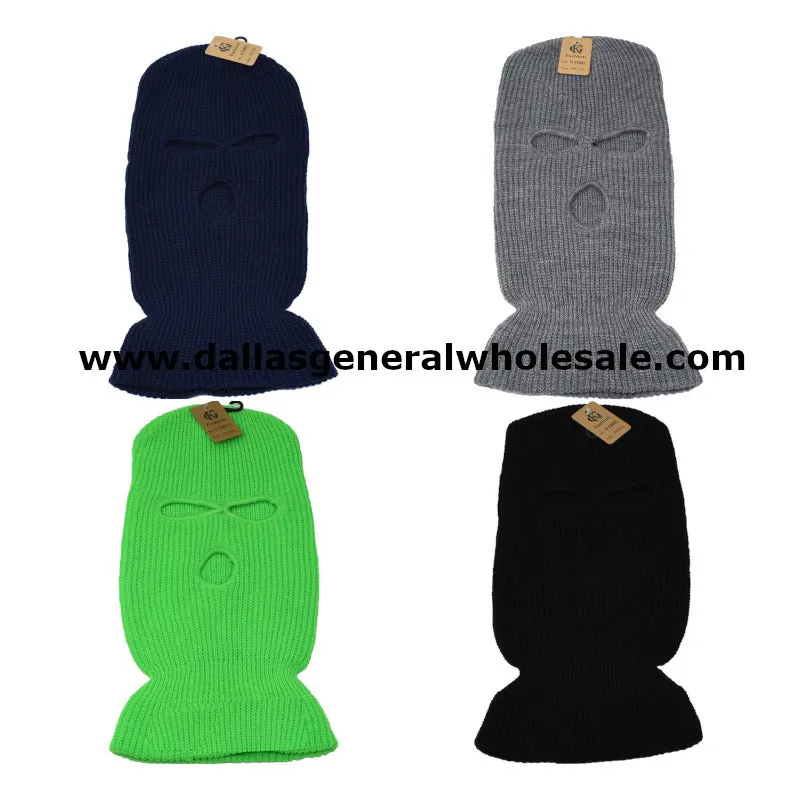 3 Hole Balaclava Beanie Mask Wholesale