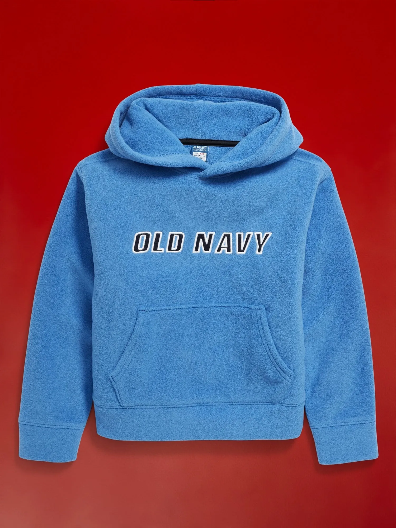 94 Gender-Neutral Microfleece Logo-Graphic Hoodie for Kids