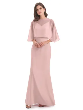 Abigail Vintage Trumpet-Hourglass Long Mother of the Bride Dresses