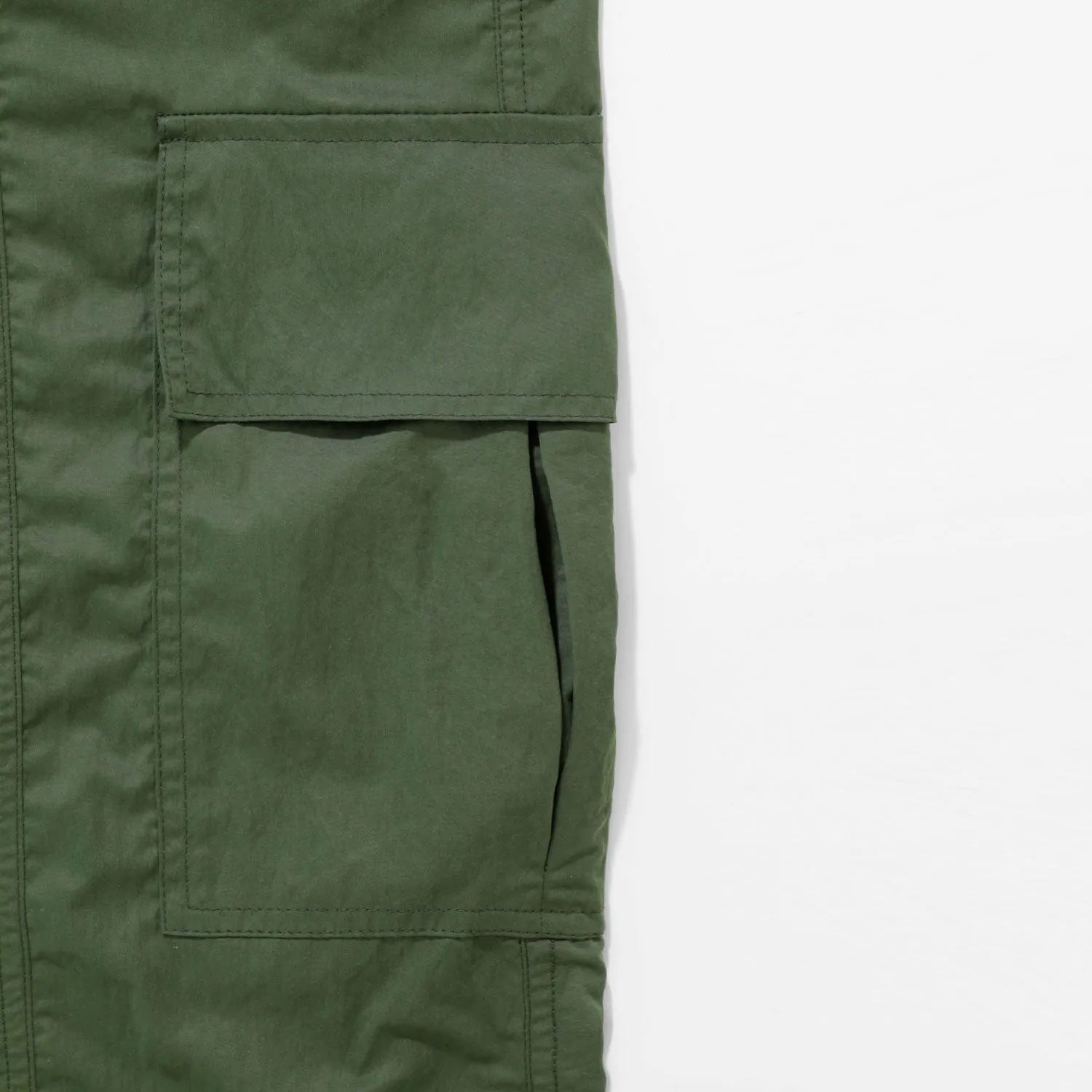 Active Baggy Cargo Pants - Military Green