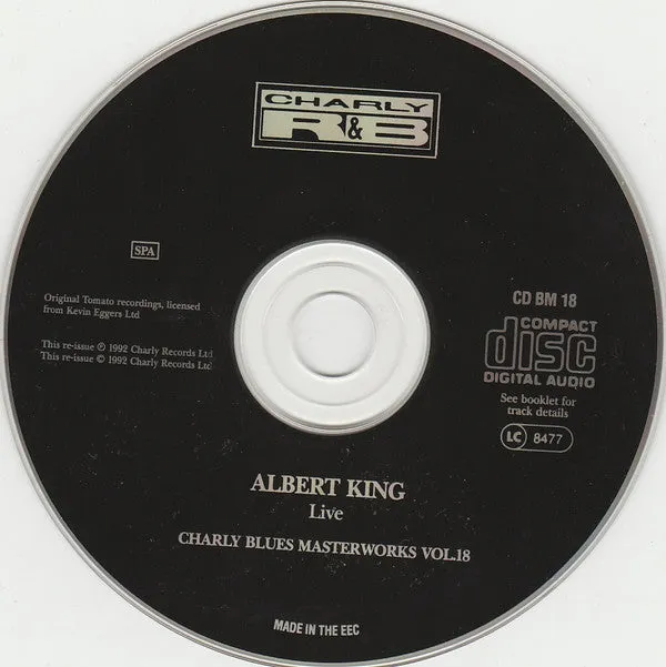 Albert King - Albert Live (CD, RE) (NM or M-)