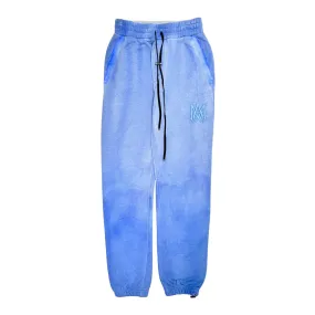 Amiri Tonal M.A. Logo Sweatpants Blue