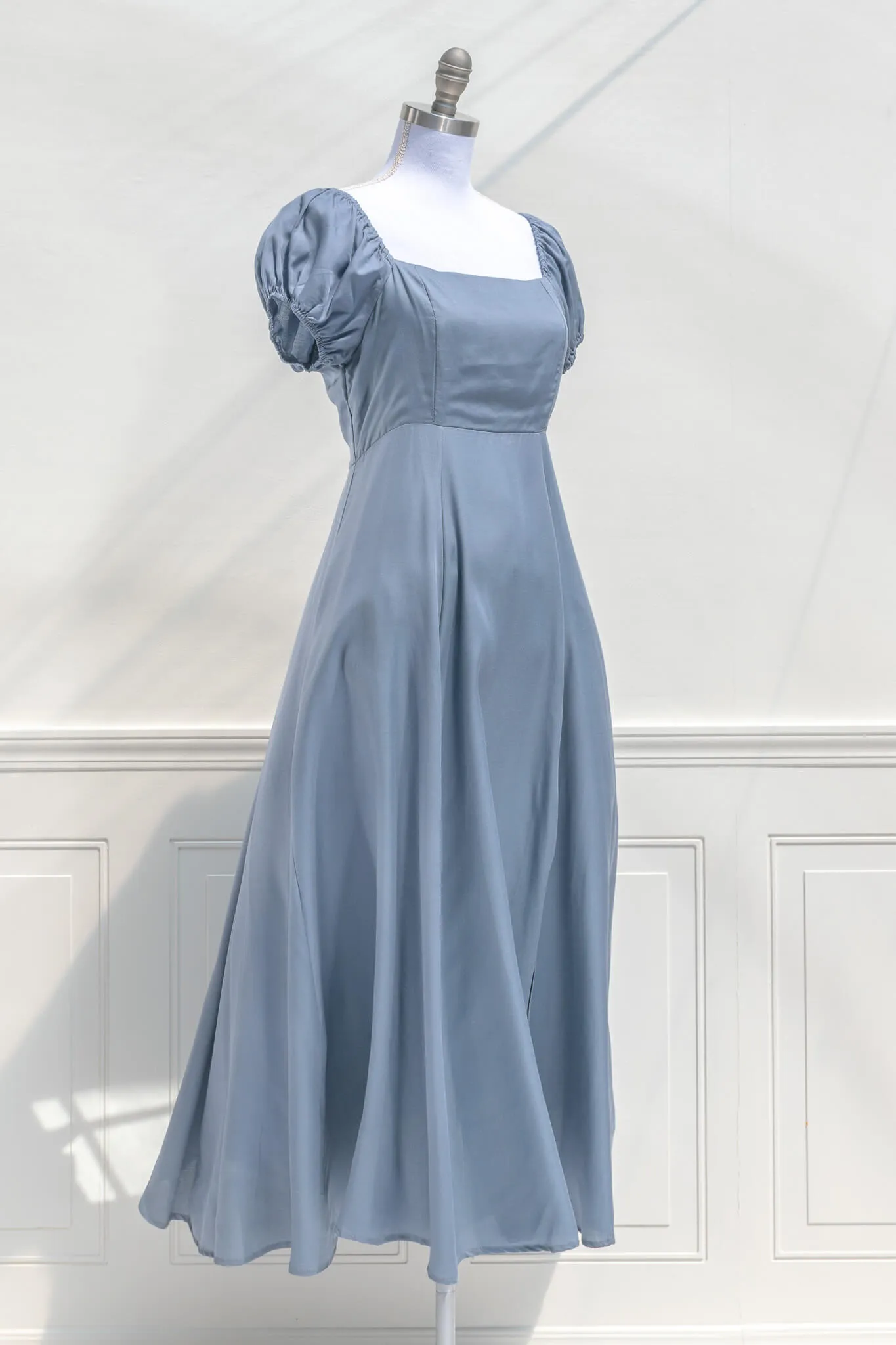 Authoress Corset Back Maxi Dress - Twilight Blue