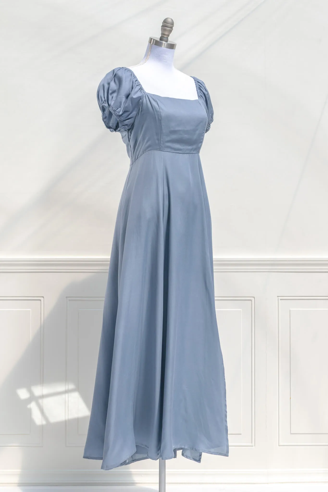 Authoress Corset Back Maxi Dress - Twilight Blue