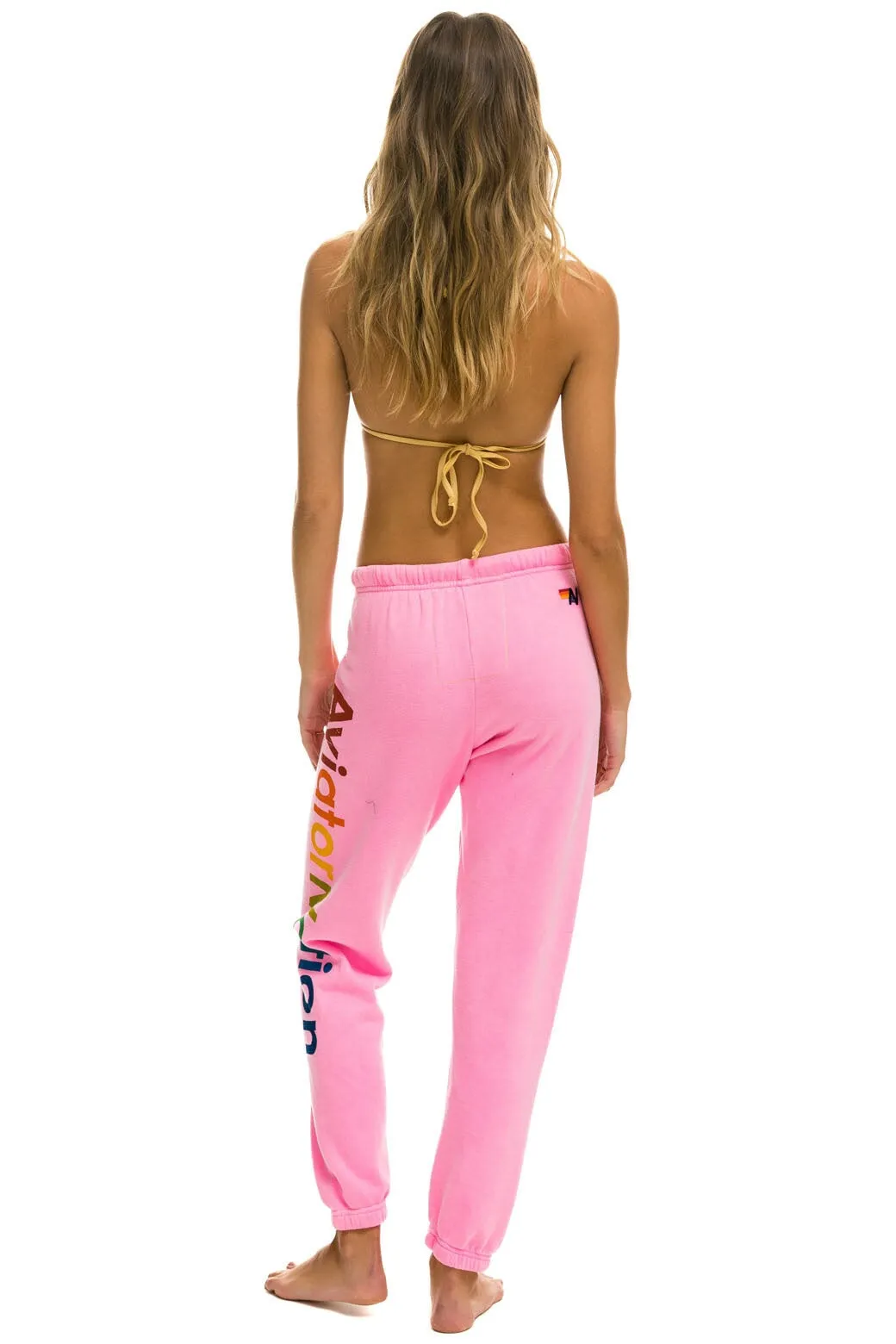 AVIATOR NATION AUSTIN  SWEATPANTS - NEON PINK