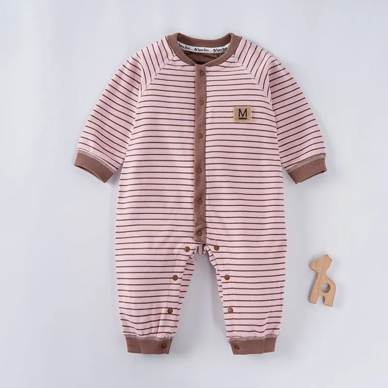 Baby's Classic Striped Design Jumpsuit (4 Colors)