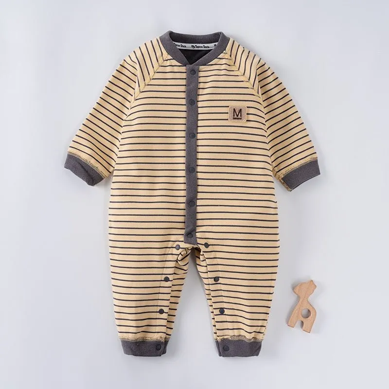 Baby's Classic Striped Design Jumpsuit (4 Colors)