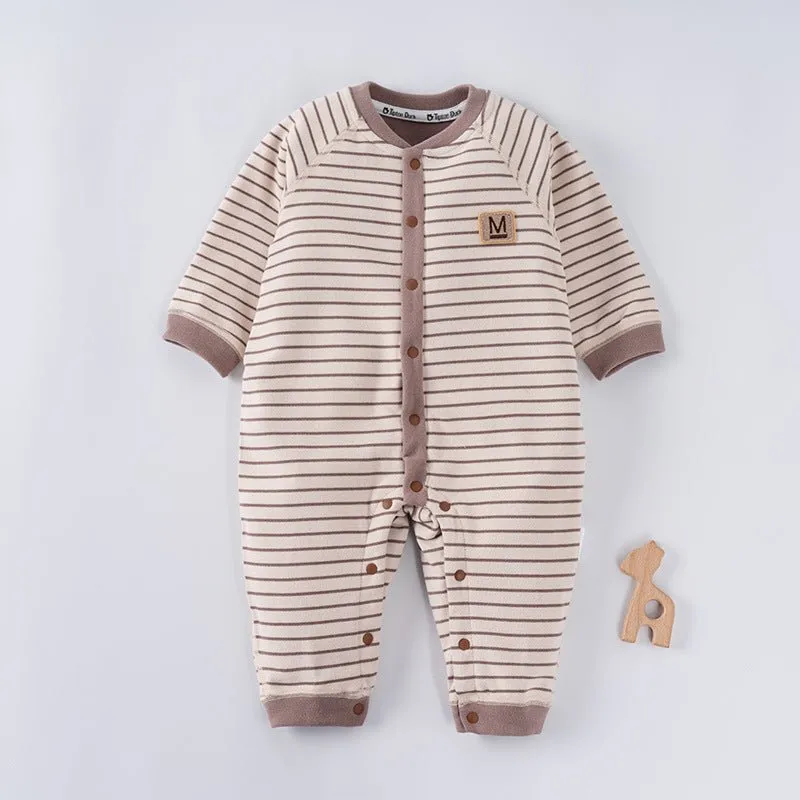 Baby's Classic Striped Design Jumpsuit (4 Colors)