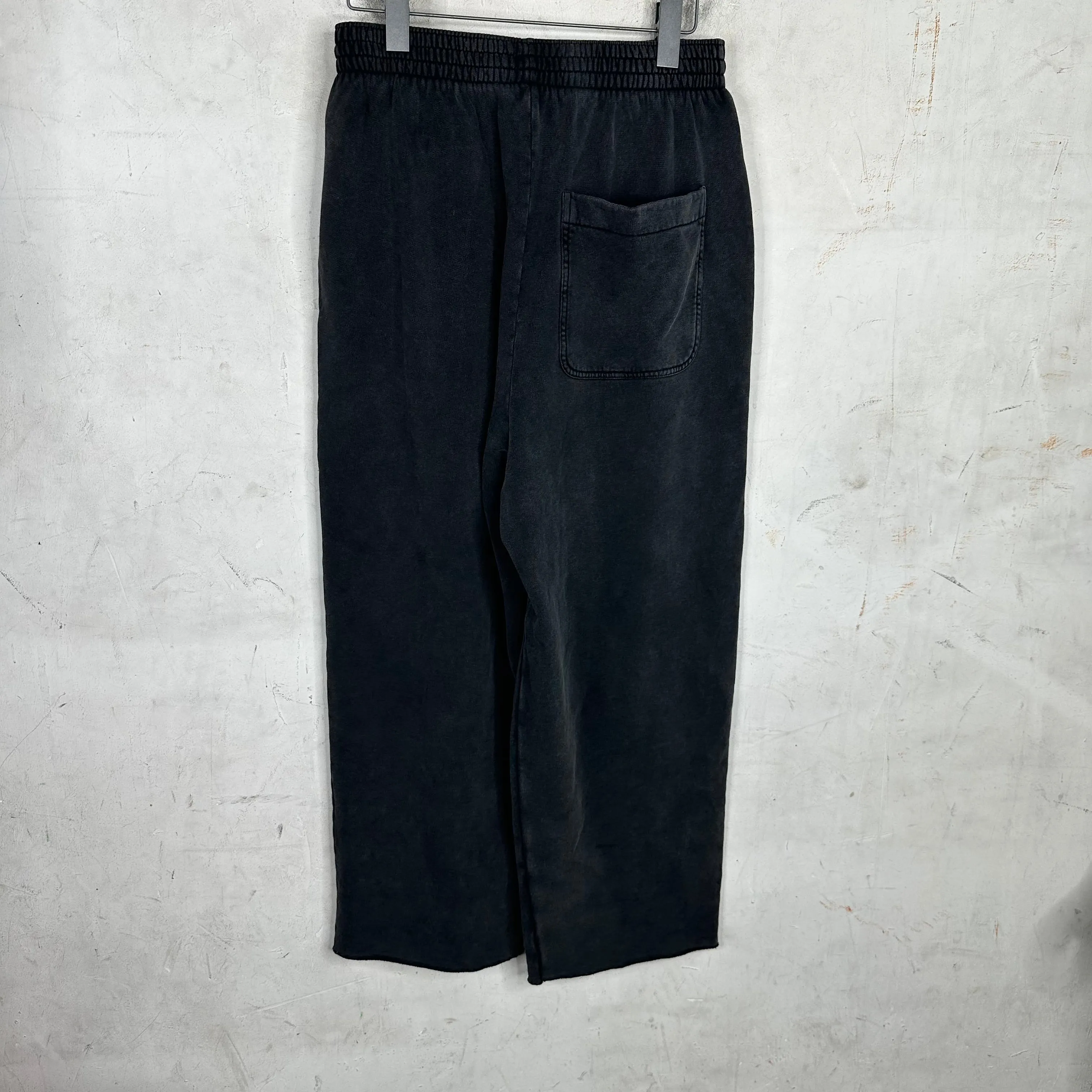 Balenciaga Wrinkle Knee Cropped Sweatpants