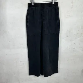 Balenciaga Wrinkle Knee Cropped Sweatpants