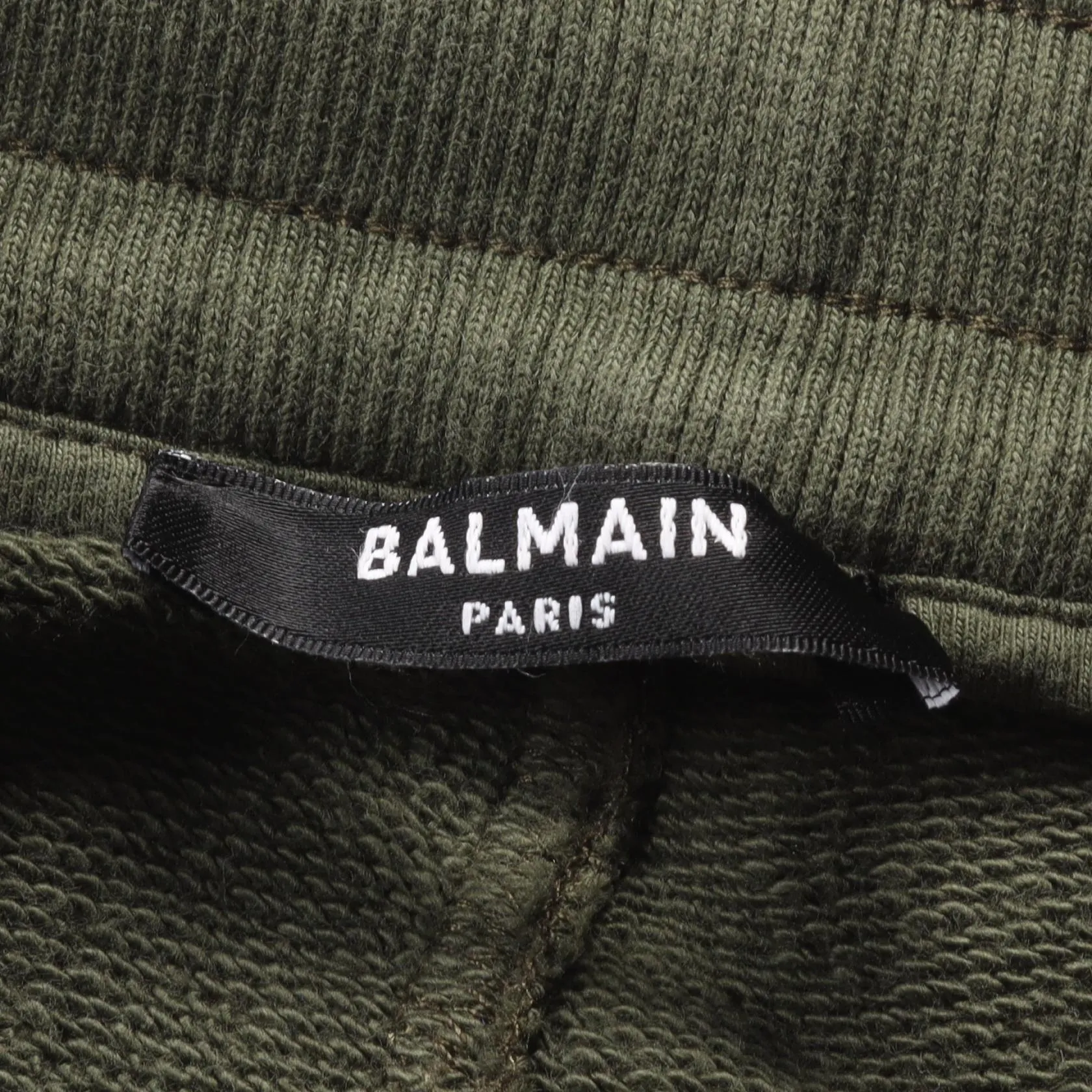 Balmain Cotton Cargo Pants Khaki