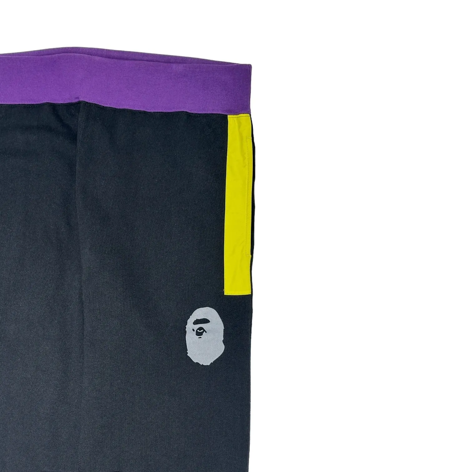 BAPE Color Block Slim Sweatpants Black