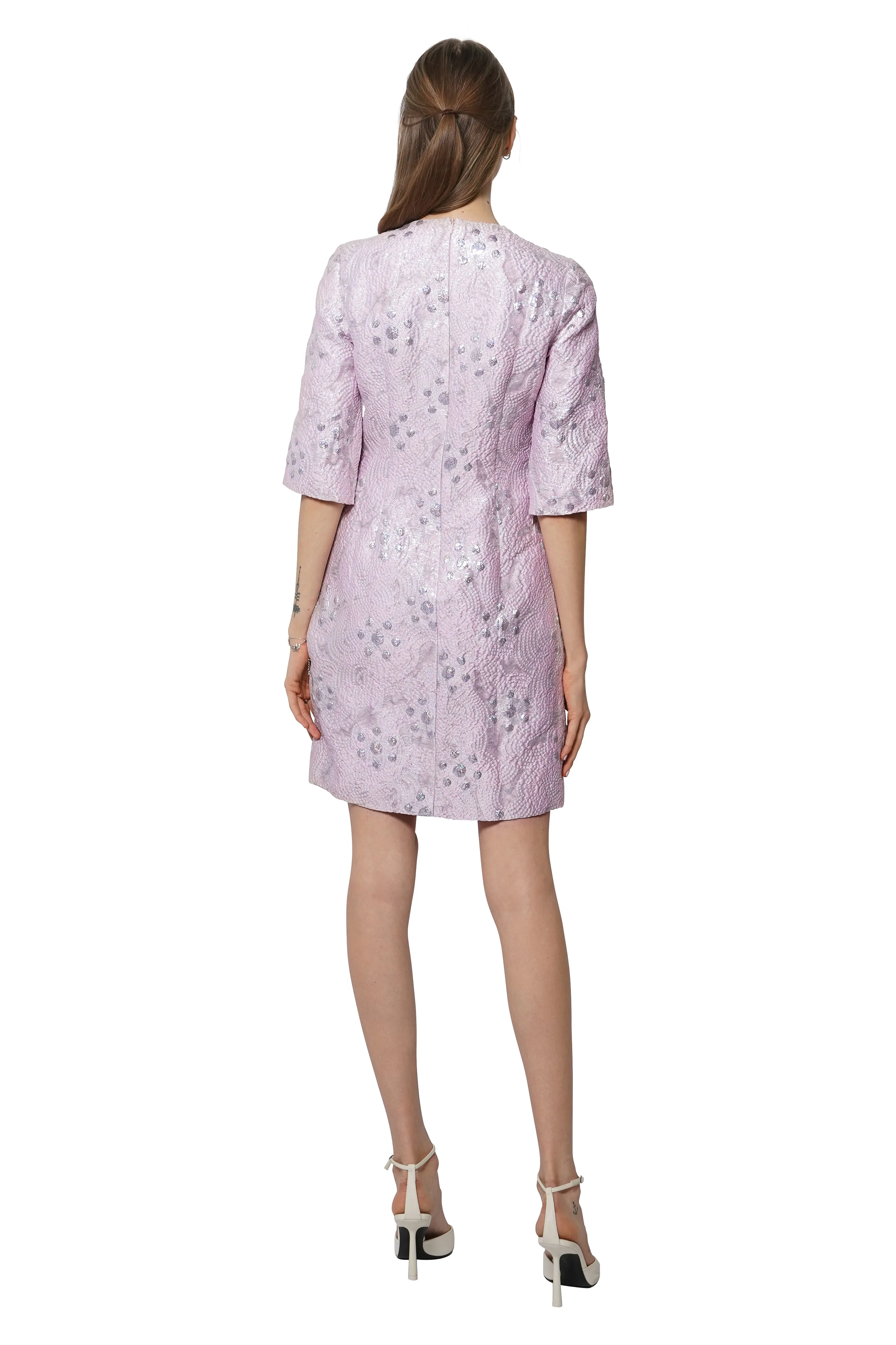 Belle Jacquard Dress