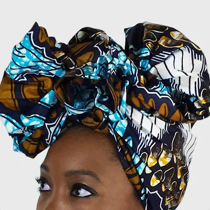 Blue Head Wrap