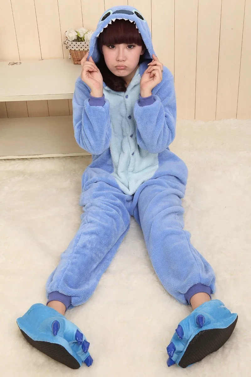 Blue Stitch Lilo Kigurumi Onesies Jumpsuit Pajamas Animal Costume