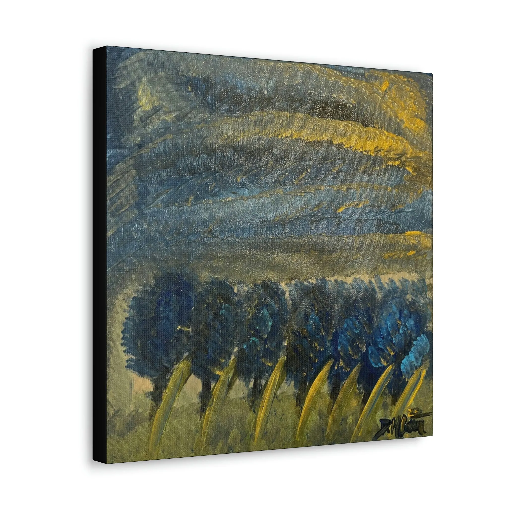 “Bluebonnets in the Storm” Canvas Gallery Wraps