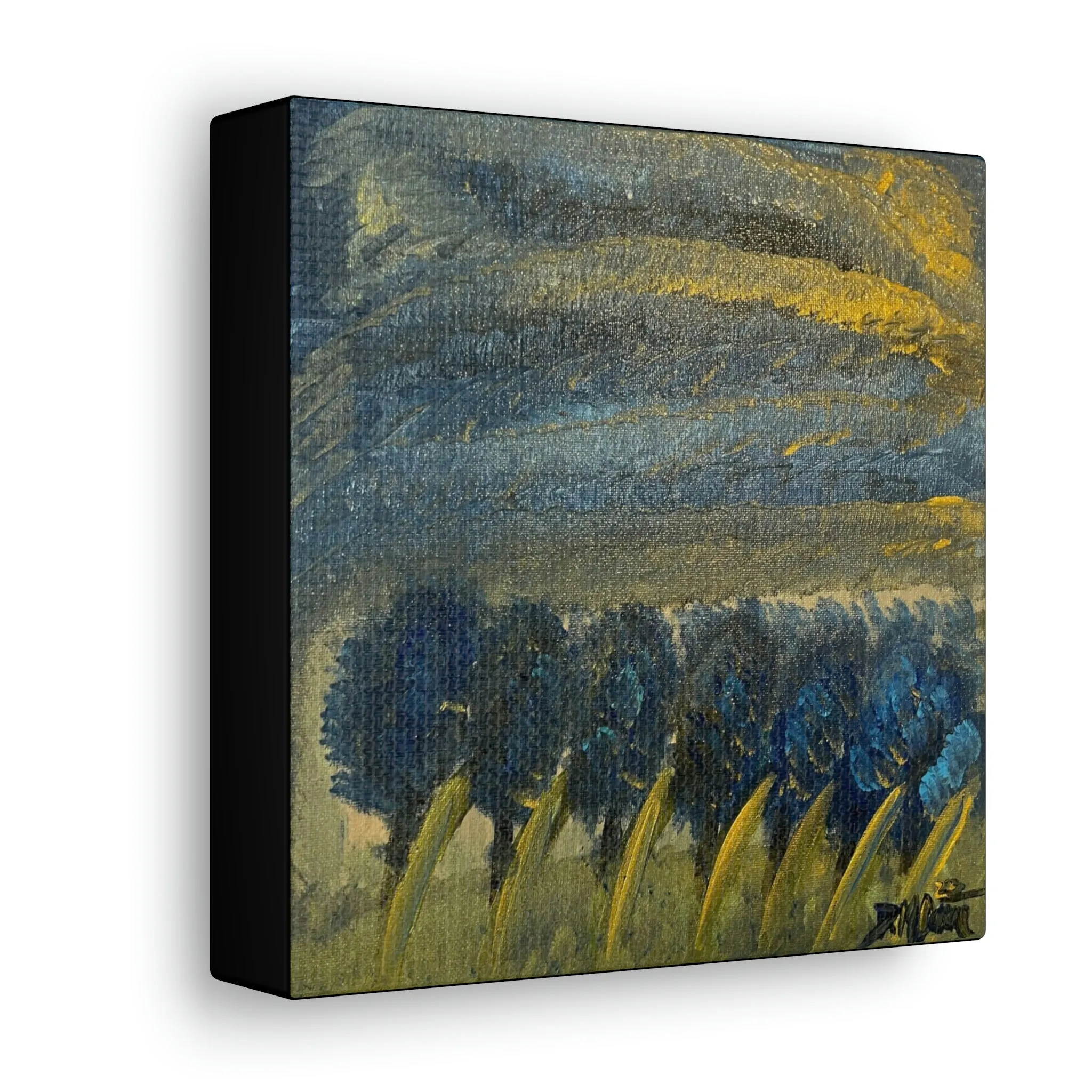 “Bluebonnets in the Storm” Canvas Gallery Wraps