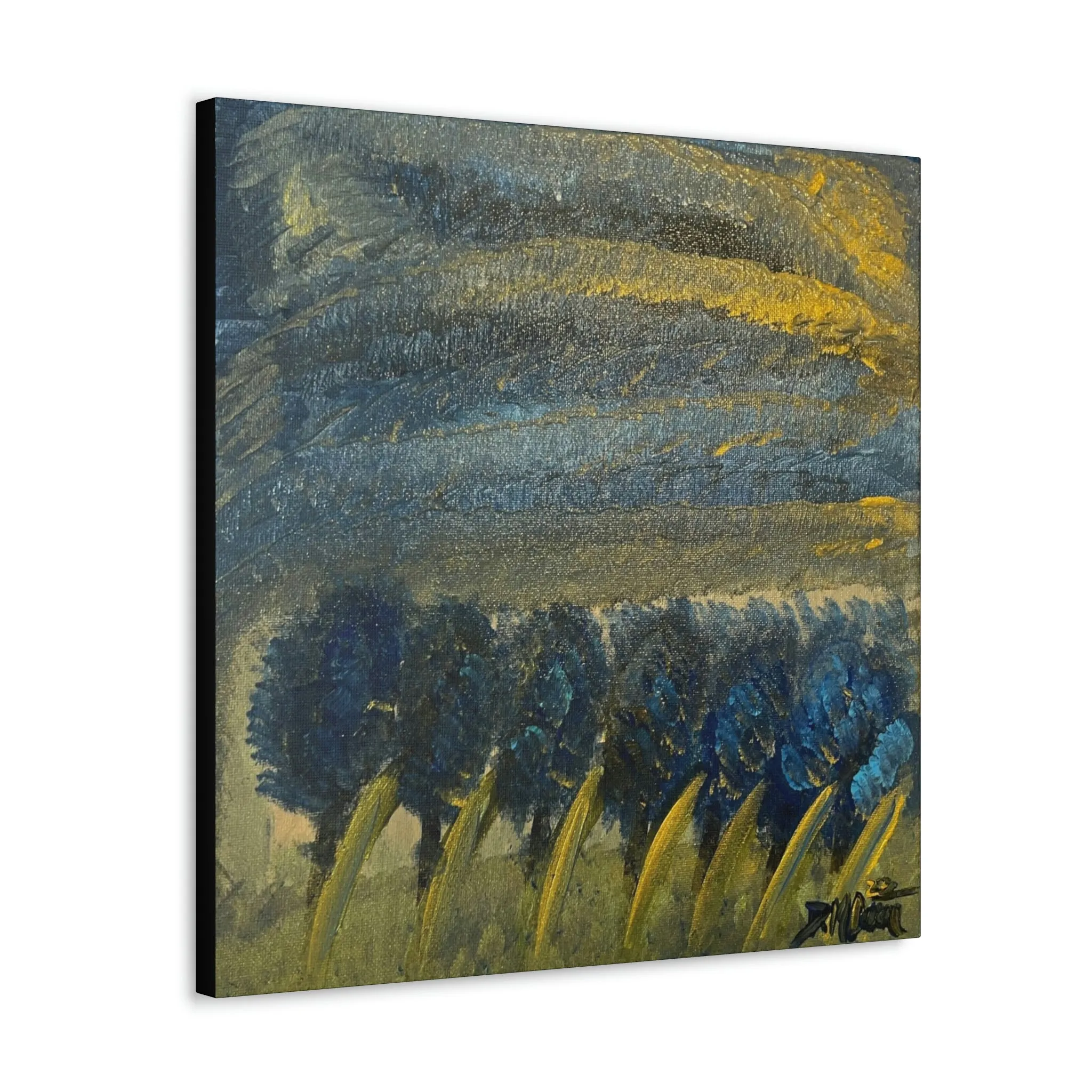 “Bluebonnets in the Storm” Canvas Gallery Wraps