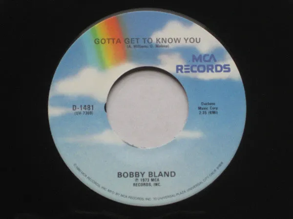 Bobby Bland - Stormy Monday Blues / Gotta Get To Know You (7", RE) (NM or M-)