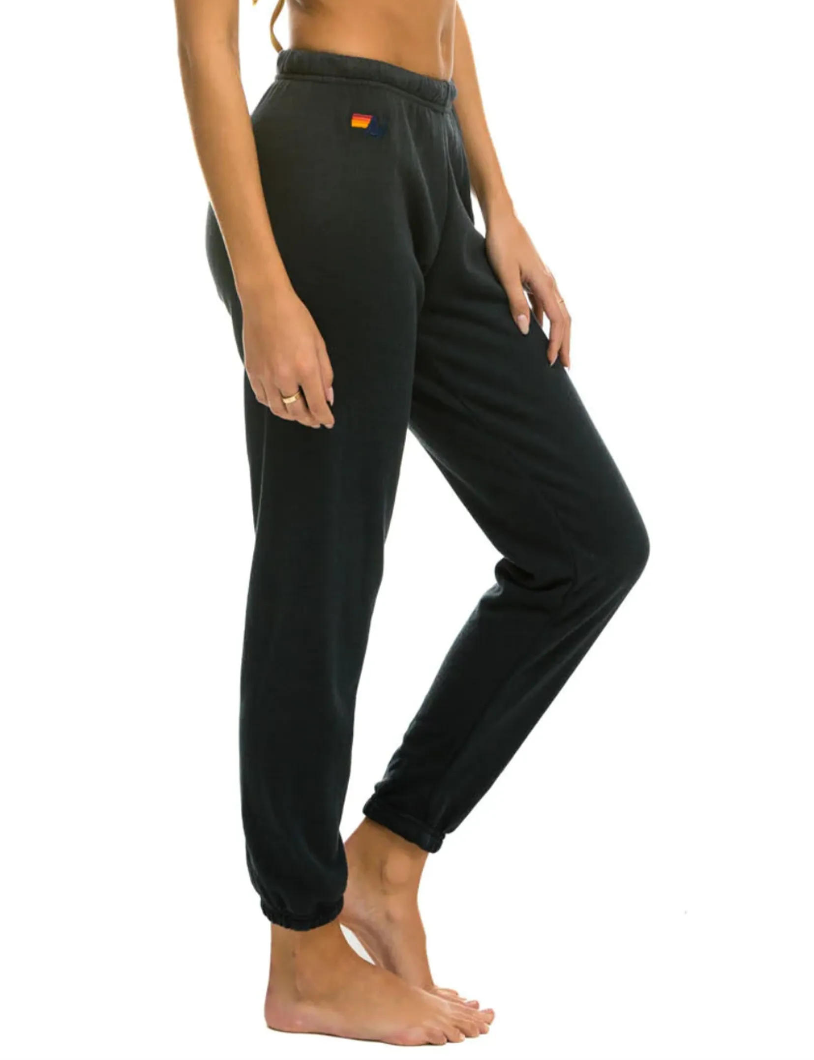 Bolt Womens Sweatpants, Charcoal/White