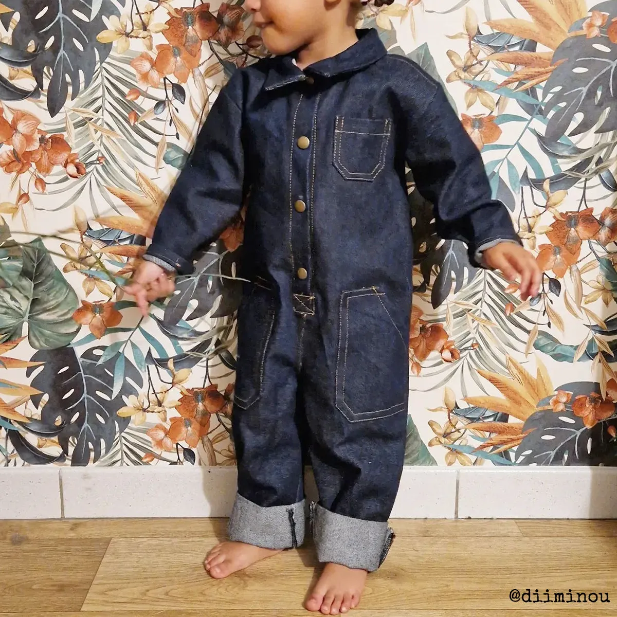 BROOKLYN Jumpsuit - Baby 6M/4Y - Paper Sewing Pattern