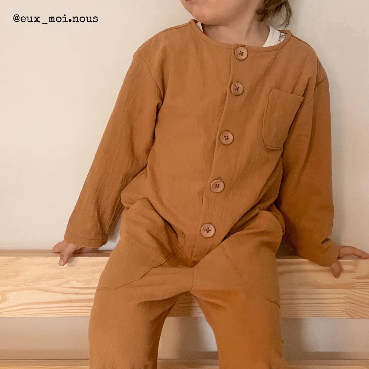 BROOKLYN Jumpsuit - Baby 6M/4Y - Paper Sewing Pattern