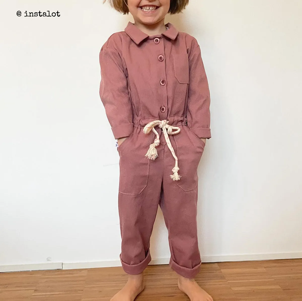 BROOKLYN Jumpsuit - Baby 6M/4Y - Paper Sewing Pattern