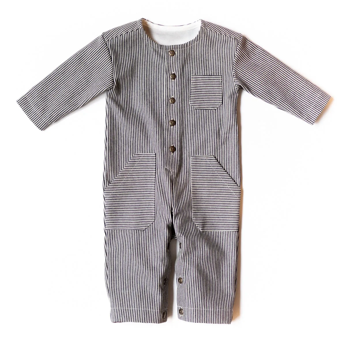 BROOKLYN Jumpsuit - Baby 6M/4Y - Paper Sewing Pattern