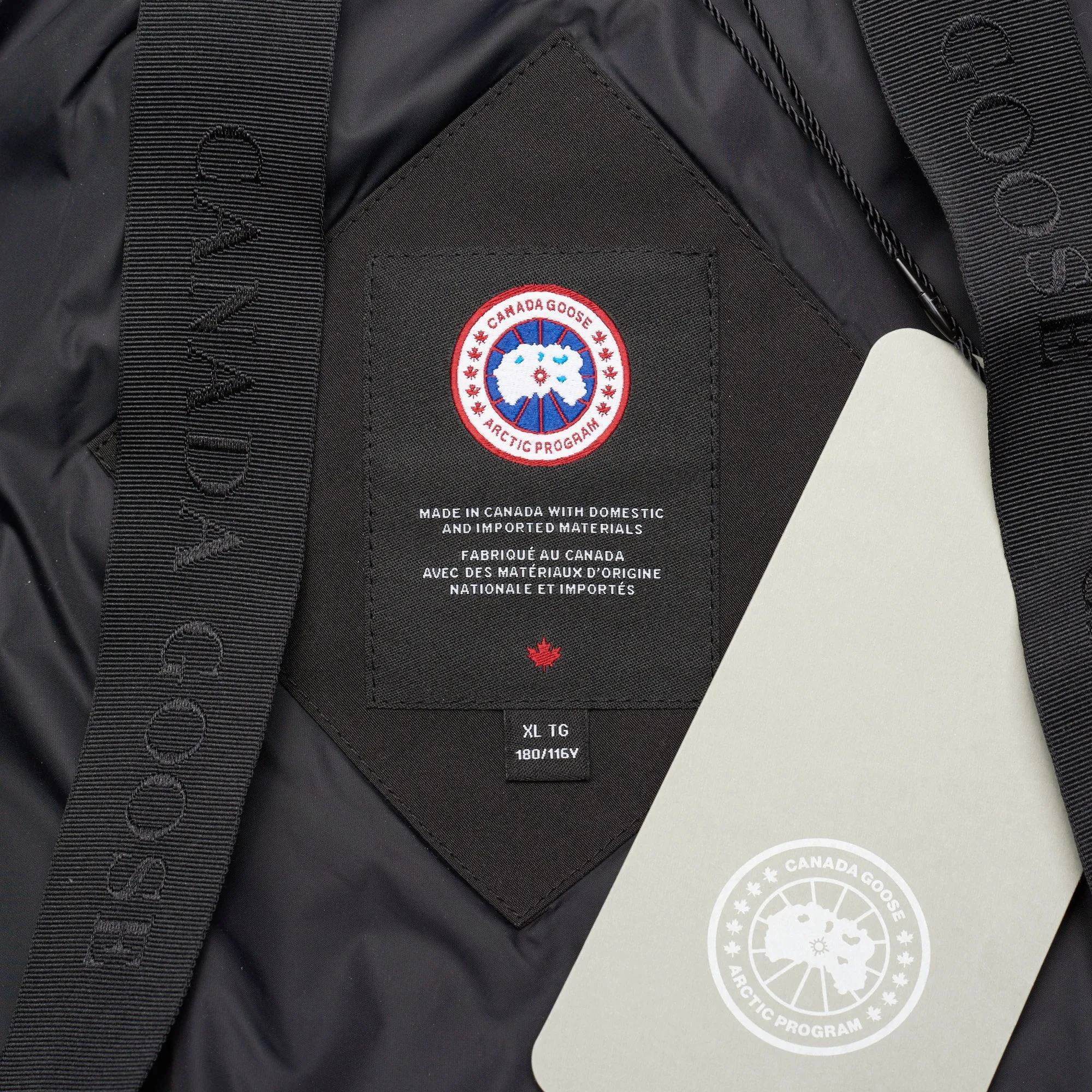 CANADA GOOSE Wyndham Parka Black Label 2048MB 61 Black Down Jacket Coat NEW XL