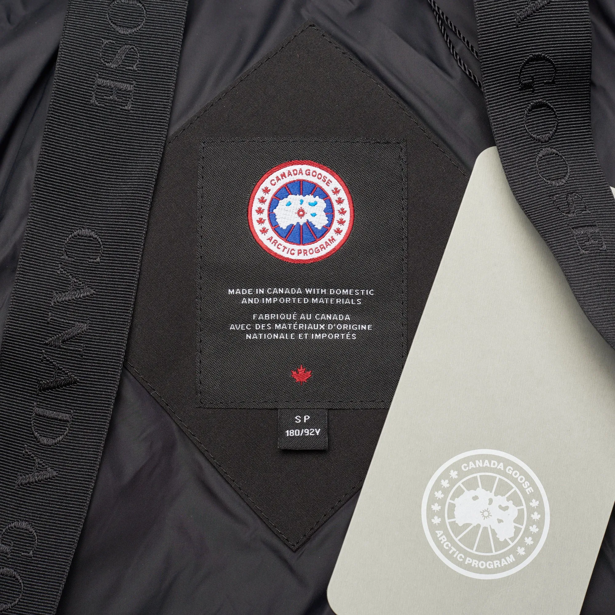 CANADA GOOSE Wyndham Parka Black Label 2048MB 61 Black Down Jacket Coat NEW XL