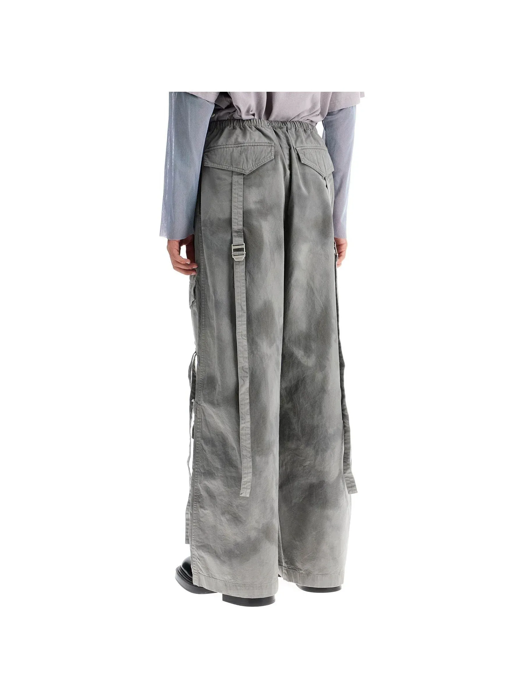 Cargo Dyed Effect Trousers