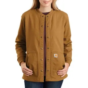 Carhartt - 104415 - For the Curvy Girl -  Women's Canvas Snap-Front Shirt Jac