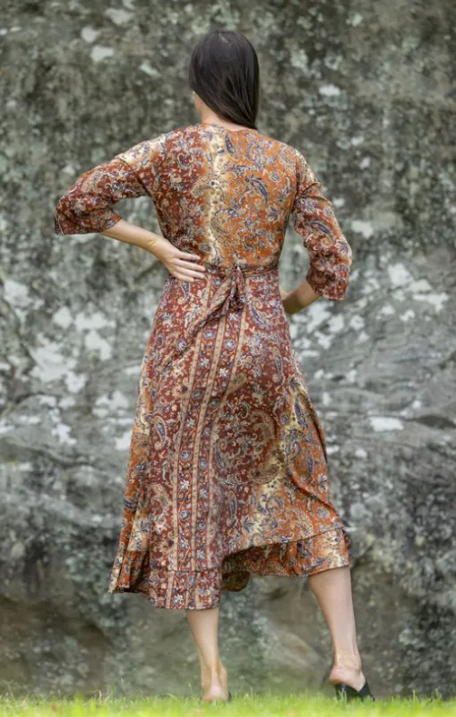 Cienna - Autumn Wrap Dress