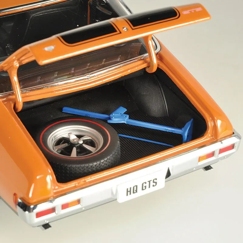 Classic Carlectables Holden HQ GTS Monaro, Russet with Black Stripes, 1:18 Scale Diecast Model Car