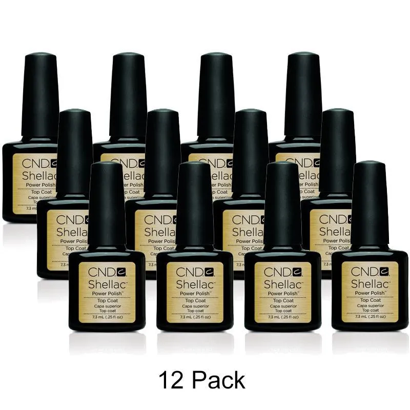 CND Shellac - Top Coat - 12 Pack (0.25 oz)