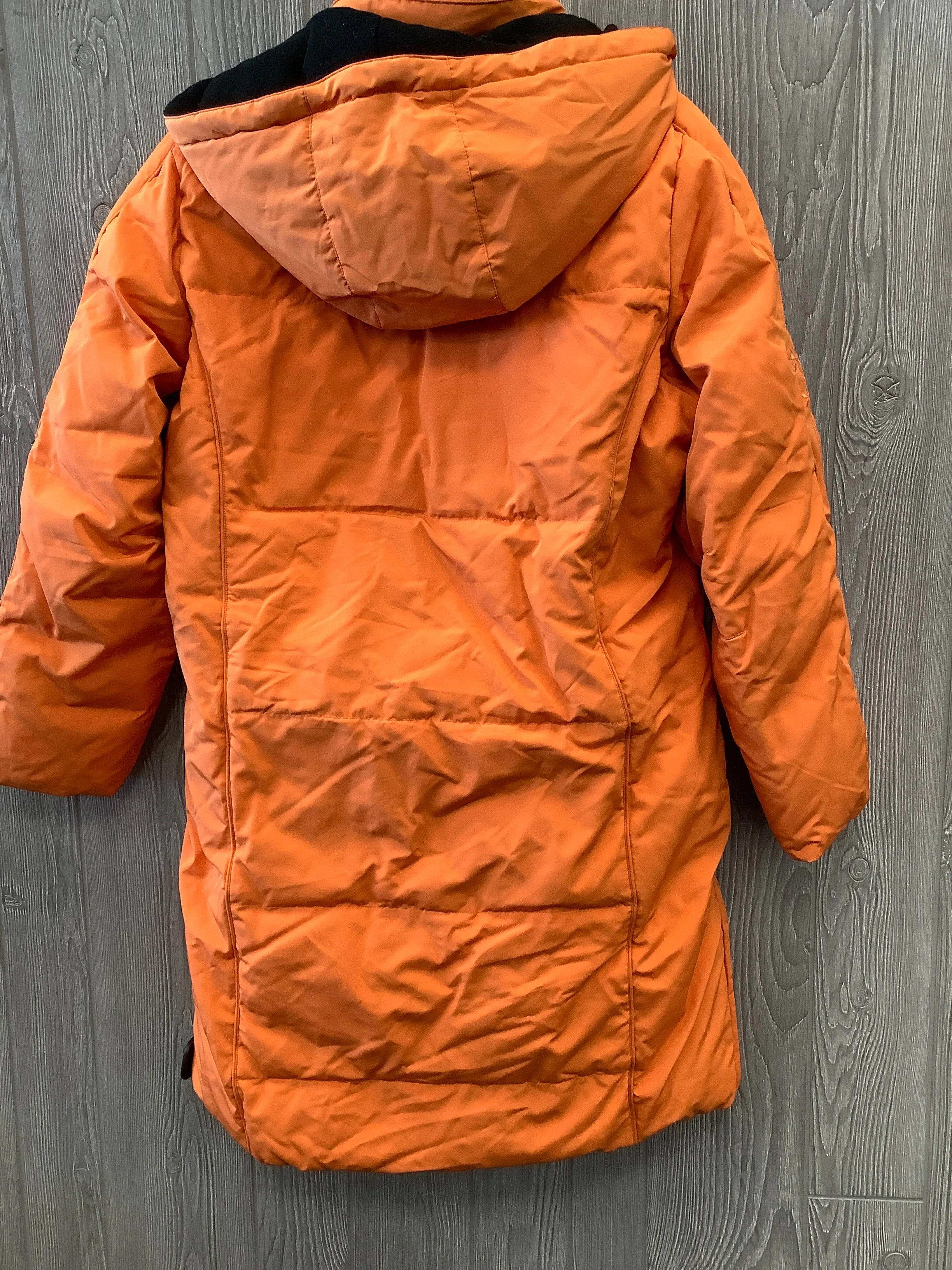 Coat Puffer & Quilted By Clothes Mentor In Orange, Size: L