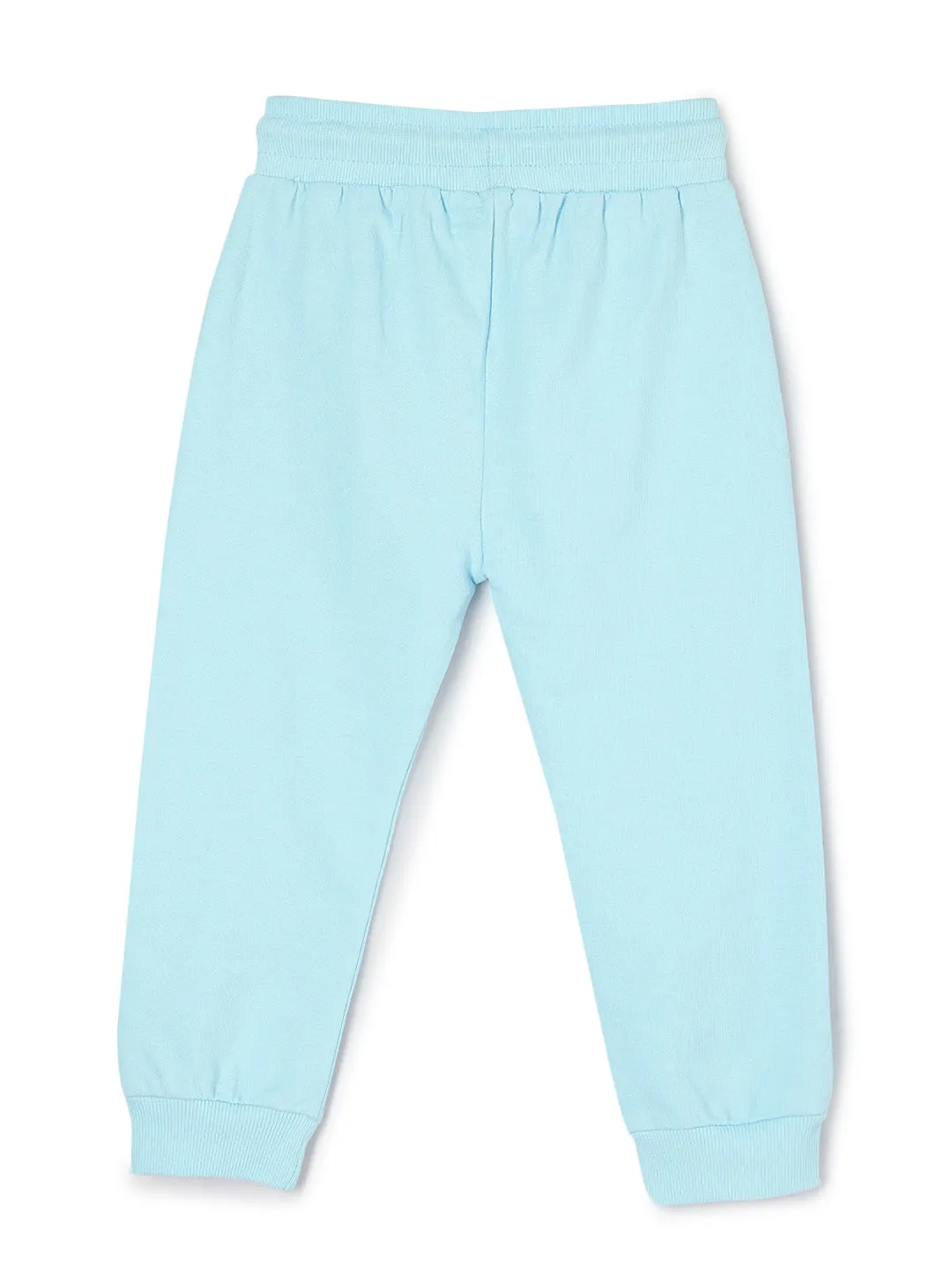 Combo of 2 Winter Sweatpants- Black & Light Blue