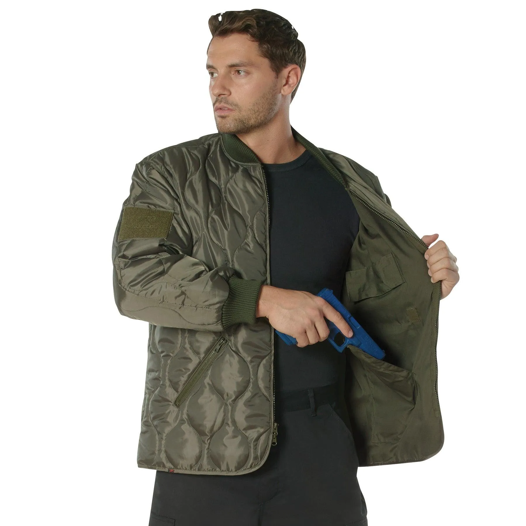 Concealed Carry Quilted Woobie Jacket