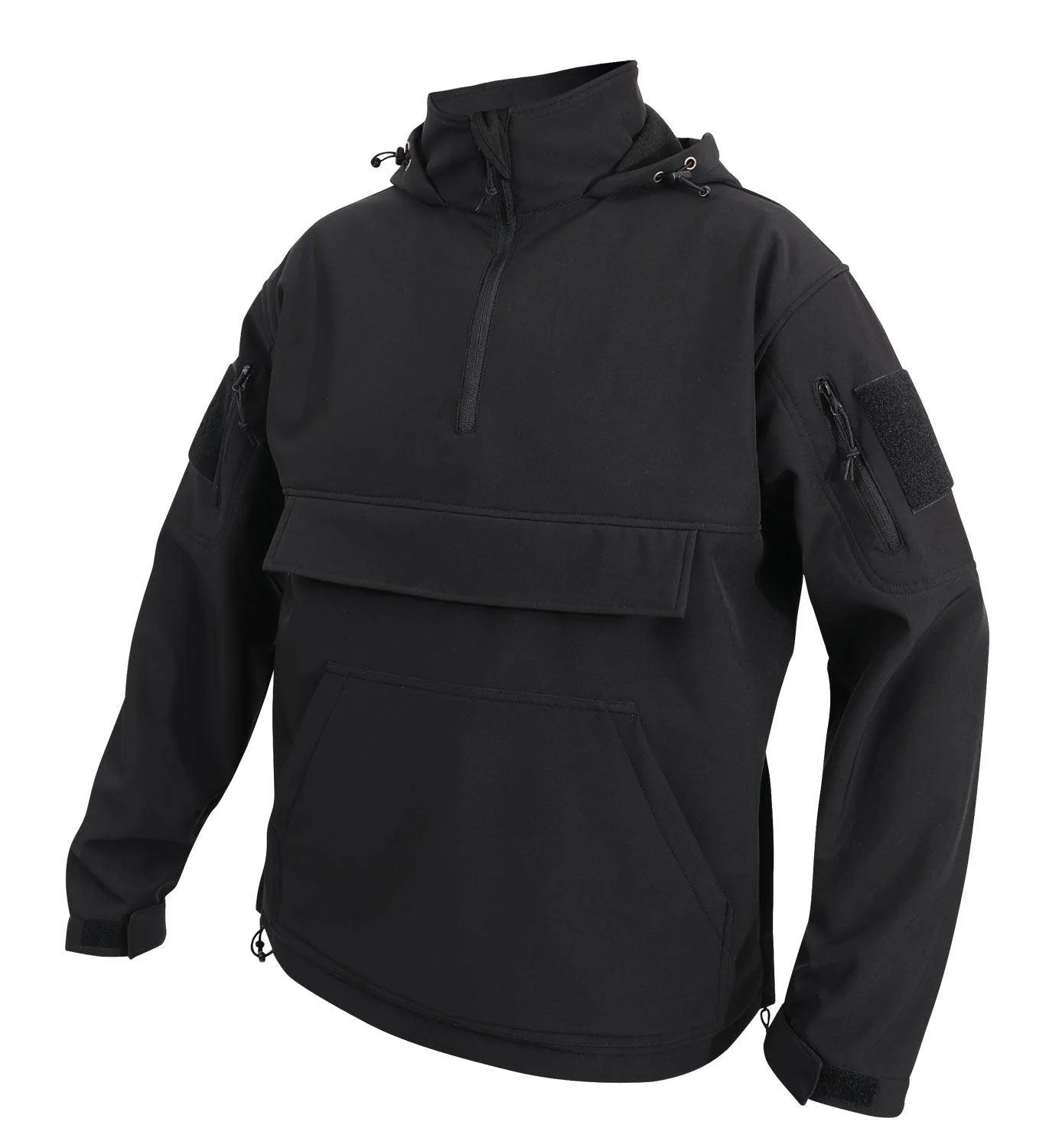 Concealed Carry Soft Shell Anorak - Black