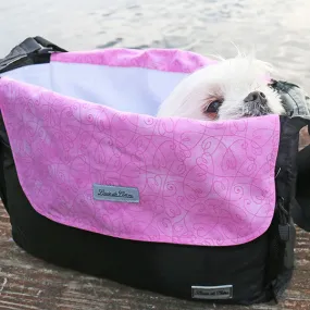 Cooling Pooch Bag Liner - Baby Pink Heart