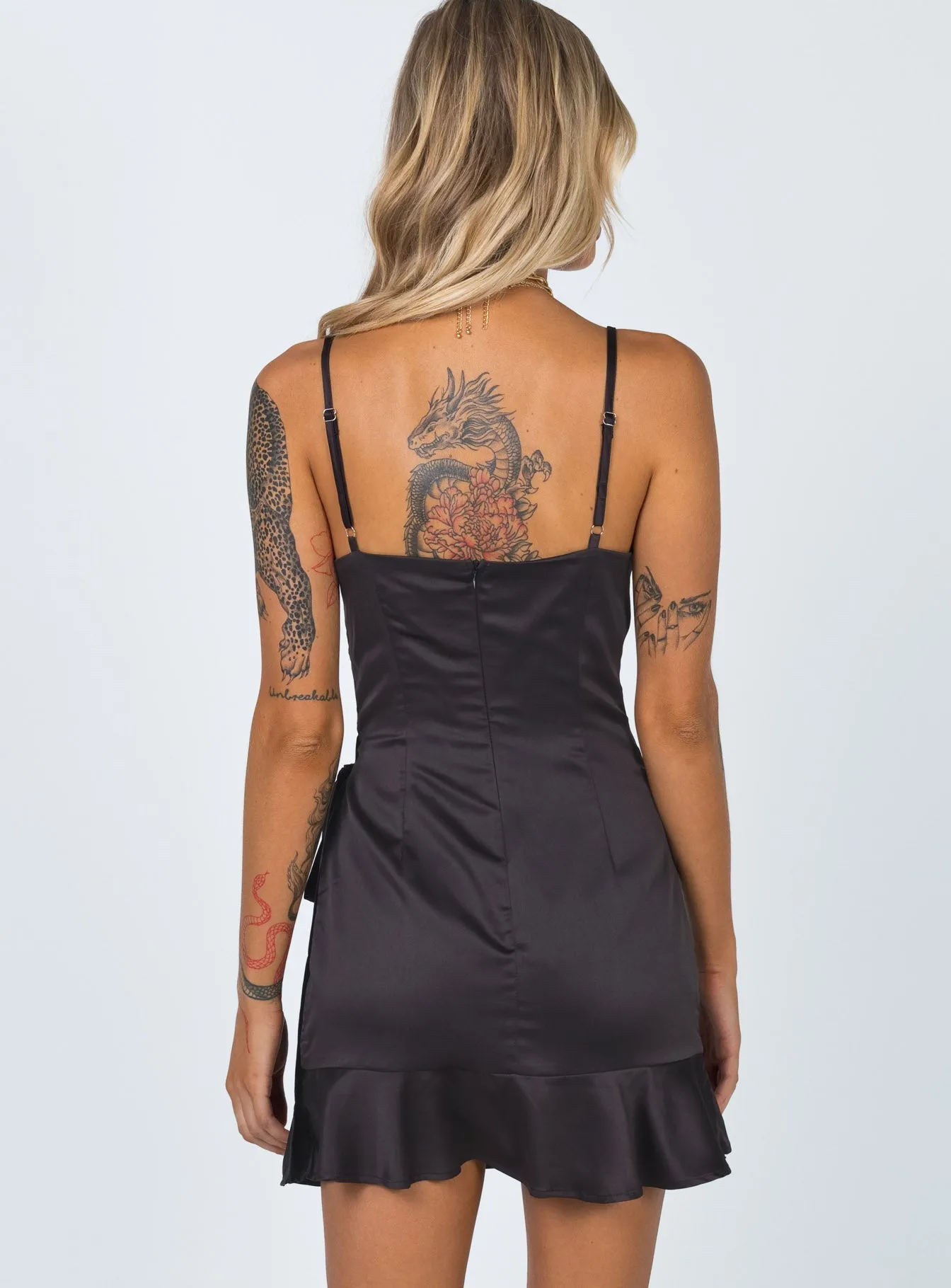 Cottage Hill Mini Dress Black