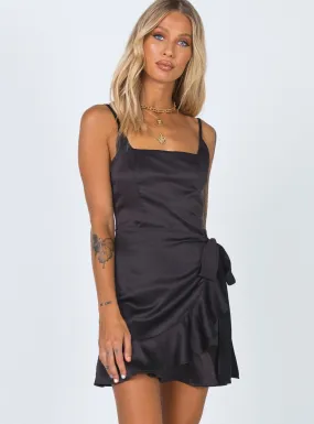 Cottage Hill Mini Dress Black