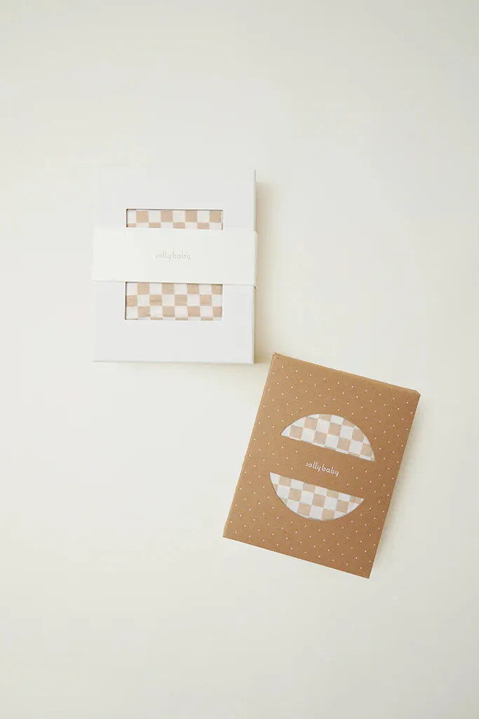 Cream Chequer Wrap   Dolly Bundle