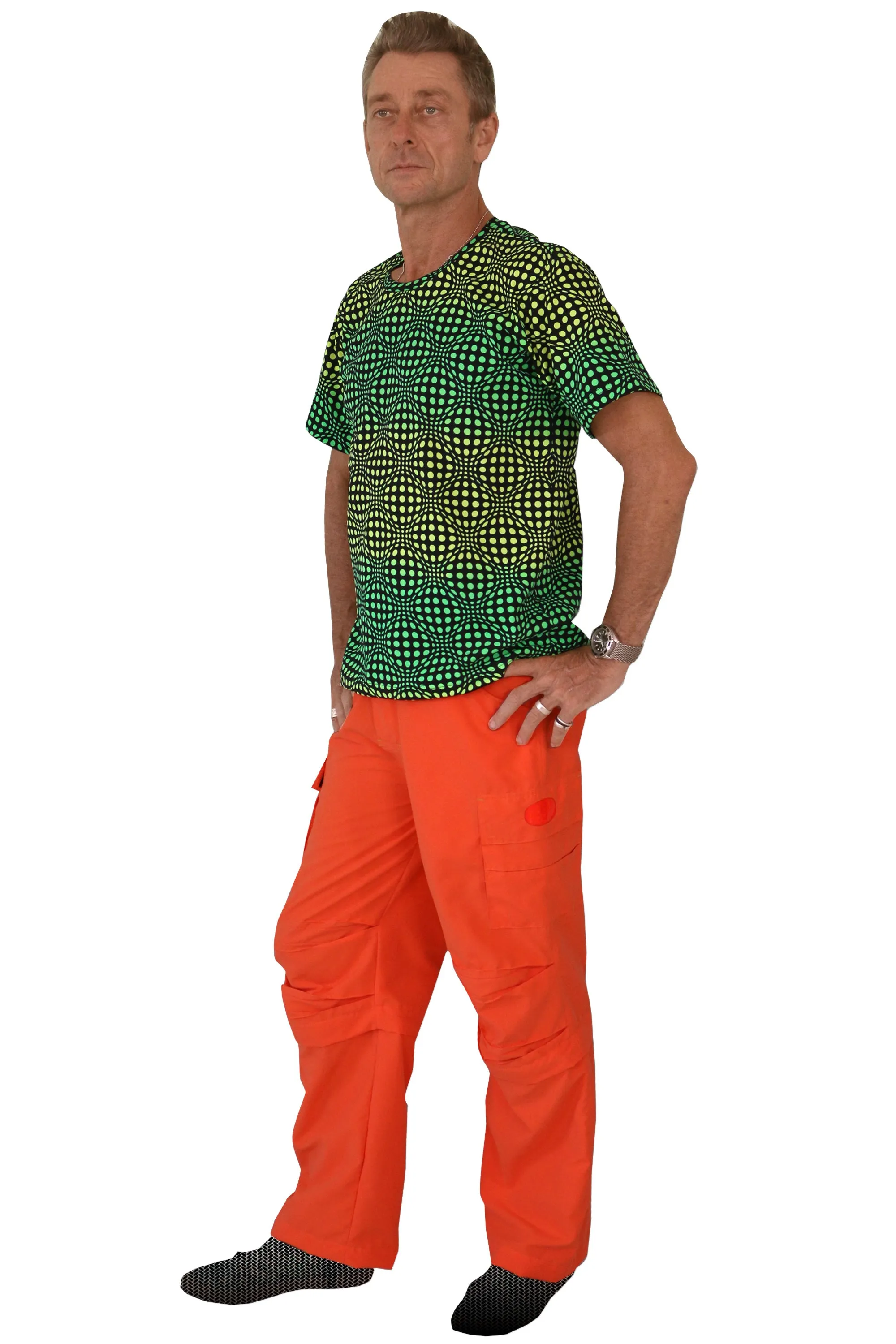 Cyber Pants : UV Orange